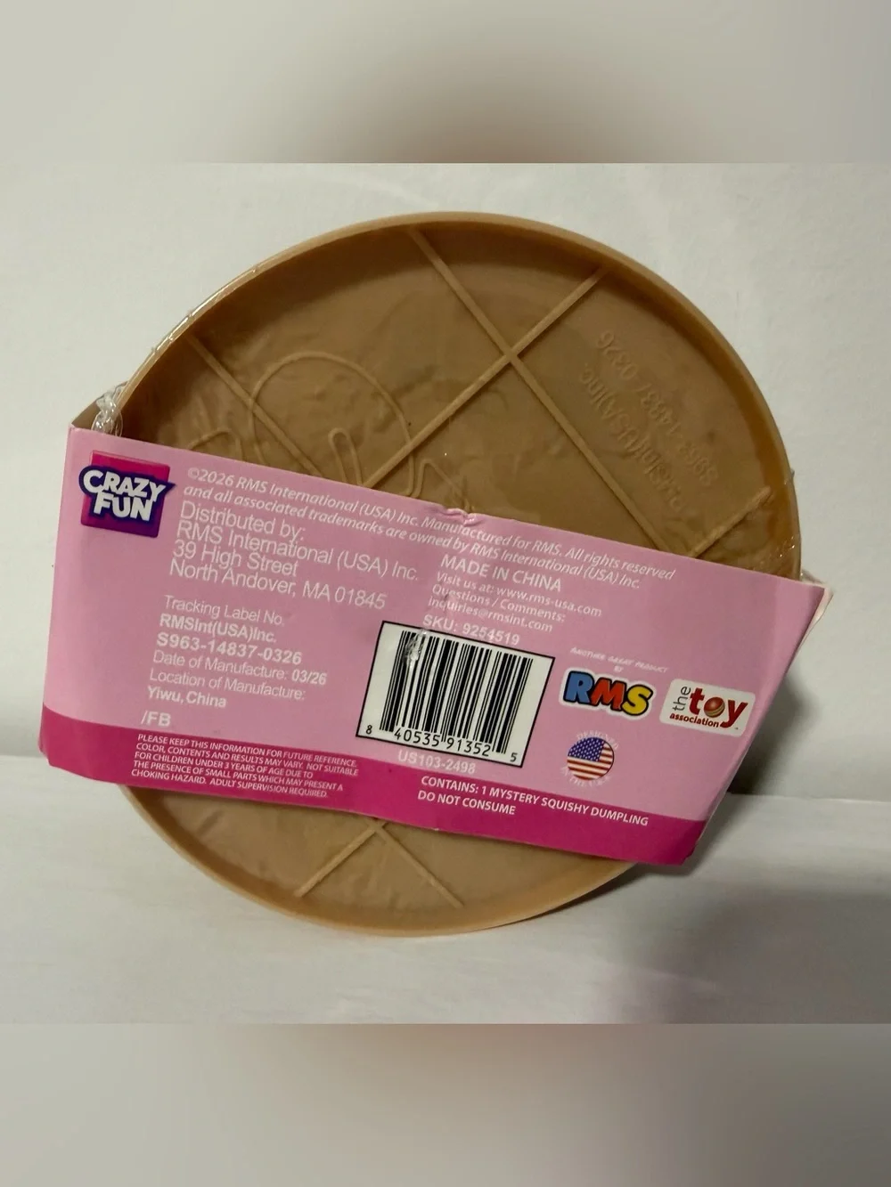 RMS Mystery Dumpling Pork Bun Edition Crazy Fun squishy fidget toy